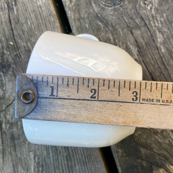 MCCOY Cups USA Vintage Set of 3 Retro Coffee Cappuccino Restaurant Mugs White - Picture 5 of 9